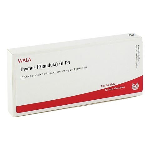 THYMUS GLANDULA GL D 4 Ampullen 10x1 Milliliter N1