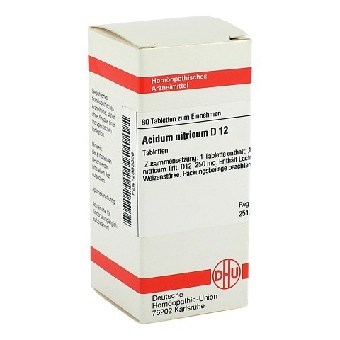 ACIDUM NITRICUM D 12 Tabletten 80 Stück N1