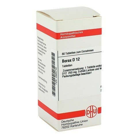 BORAX D 12 Tabletten 80 Stück N1