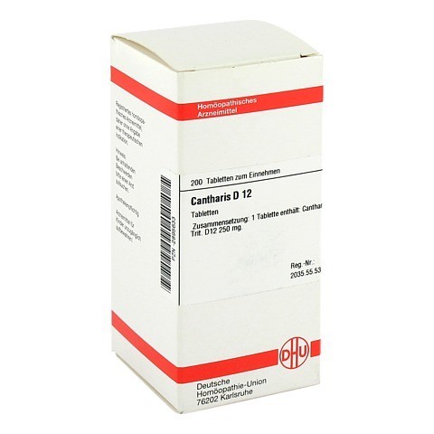 CANTHARIS D 12 Tabletten 200 Stck N2