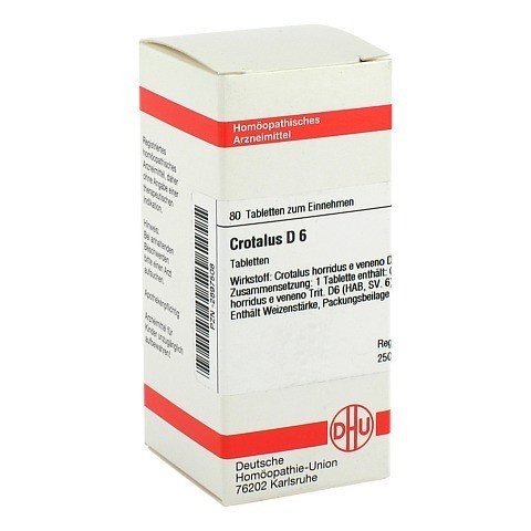 CROTALUS D 6 Tabletten 80 Stck N1