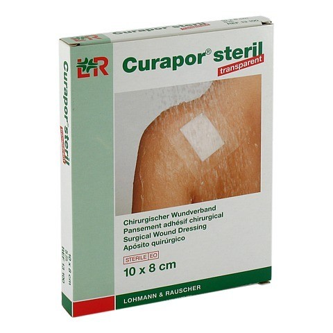 CURAPOR Wundverband steril transparent 8x10 cm 5 Stück