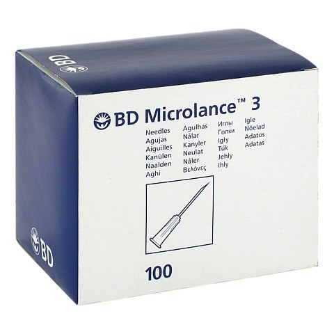 BD MICROLANCE Kanüle 27 G 3/4 0,4x19 mm 100 Stück