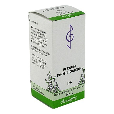 Biochemie 3 Ferrum phosphoricum D 6 Tabletten 200 Stück N2