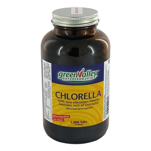 CHLORELLA GREENVALLEY 200 mg Tabletten 1000 Stück