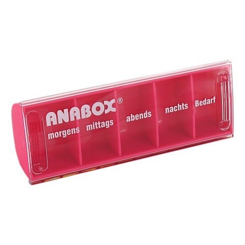 ANABOX Tagesbox farbig sortiert 1 Stück