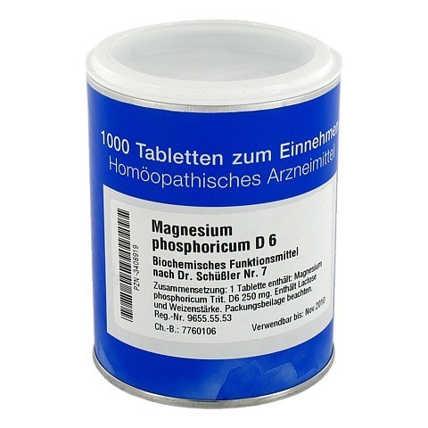 BIOCHEMIE 7 Magnesium phosphoricum D 6 Tabletten 1000 Stck