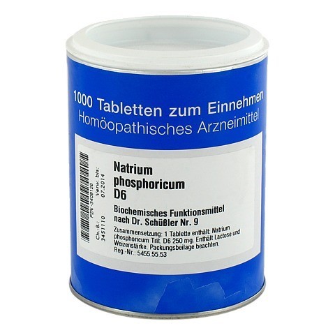 BIOCHEMIE 9 Natrium phosphoricum D 6 Tabletten 1000 Stck