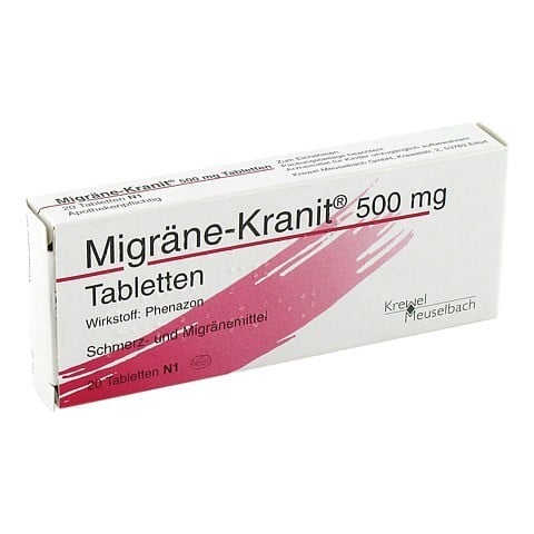 Migräne-Kranit 500mg 20 Stück N1