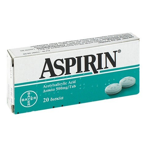 ASPIRIN 500 mg Tabletten 20 Stck