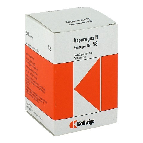 SYNERGON KOMPLEX 58 Asparagus N Tabletten 200 Stück