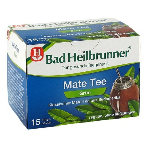 BAD HEILBRUNNER Mate Tee grün Filterbeutel 15x1.8 Gramm