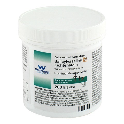 Salicylvaseline 2% Lichtenstein 200 Gramm