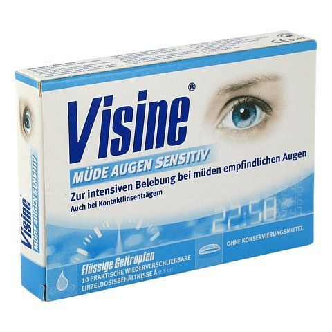 VISINE mde Augen Sensitive Einzeldosispipetten 10x0.5 Milliliter