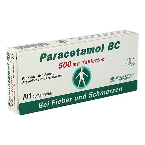 Paracetamol BC 500mg 10 Stück N1