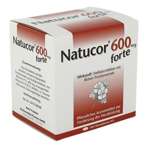 Natucor 600mg forte 100 Stück N3