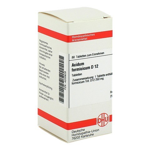 ACIDUM FORMICICUM D 12 Tabletten 80 Stck N1