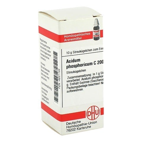 ACIDUM PHOSPHORICUM C 200 Globuli 10 Gramm N1