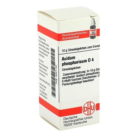 ACIDUM PHOSPHORICUM D 4 Globuli 10 Gramm N1