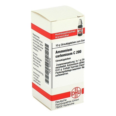AMMONIUM CARBONICUM C 200 Globuli 10 Gramm N1