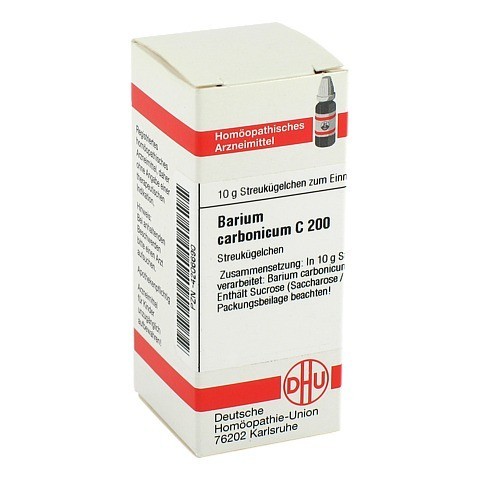 BARIUM CARBONICUM C 200 Globuli 10 Gramm N1