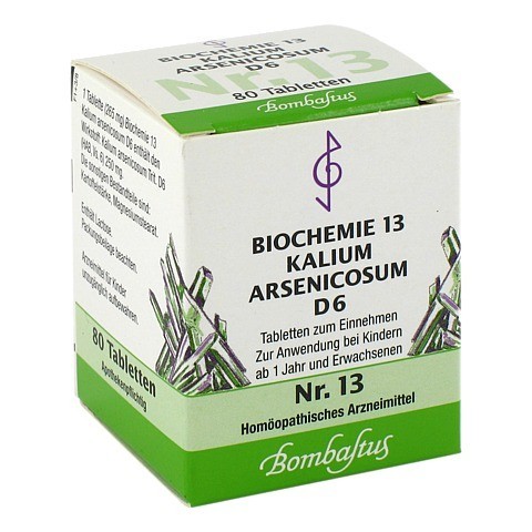 BIOCHEMIE 13 Kalium arsenicosum D 6 Tabletten 80 Stück N1