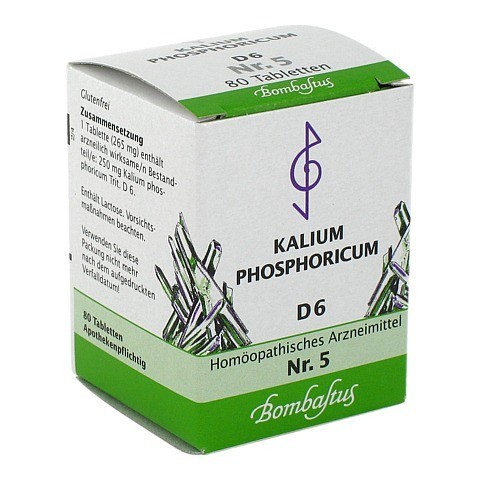 BIOCHEMIE 5 Kalium phosphoricum D 6 Tabletten 80 Stck N1