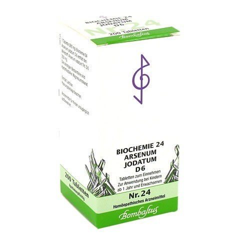 BIOCHEMIE 24 Arsenum jodatum D 6 Tabletten 200 Stck N2