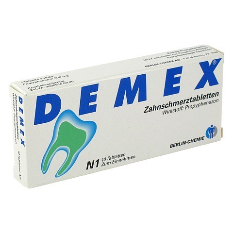 DEMEX Zahnschmerztabletten 10 Stck N1