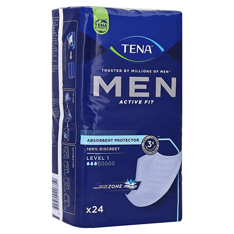 TENA MEN Active Fit Level 1 Inkontinenz Einlagen 24 Stck