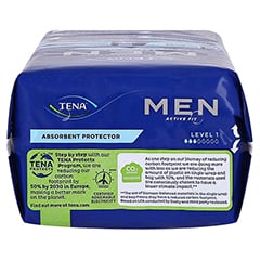 TENA MEN Active Fit Level 1 Inkontinenz Einlagen 24 Stck - Oberseite