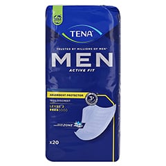 TENA MEN Active Fit Level 2 Inkontinenz Einlagen 20 Stück - Vorderseite