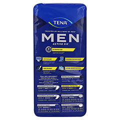 TENA MEN Active Fit Level 2 Inkontinenz Einlagen 20 Stück - Rückseite