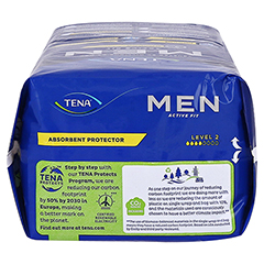 TENA MEN Active Fit Level 2 Inkontinenz Einlagen 20 Stück - Oberseite
