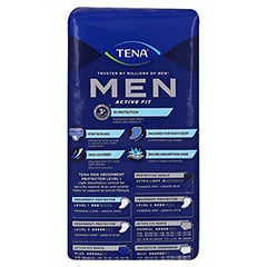 TENA MEN Active Fit Level 1 Inkontinenz Einlagen 6x24 Stck - Rckseite