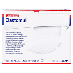 Elastomull 4mx8cm 2101 elastische Fixierbinde 20 Stück - Vorderseite