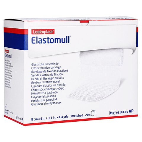 Elastomull 4mx8cm 2101 elastische Fixierbinde 20 Stück
