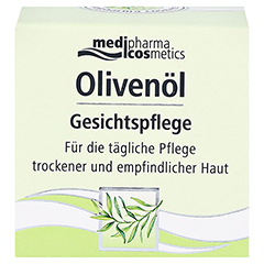medipharma Olivenöl Gesichtspflege Creme 50 Milliliter - Vorderseite