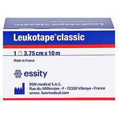 Leukotape Classic 3,75 cmx10 m weiß 1 Stück - Rückseite