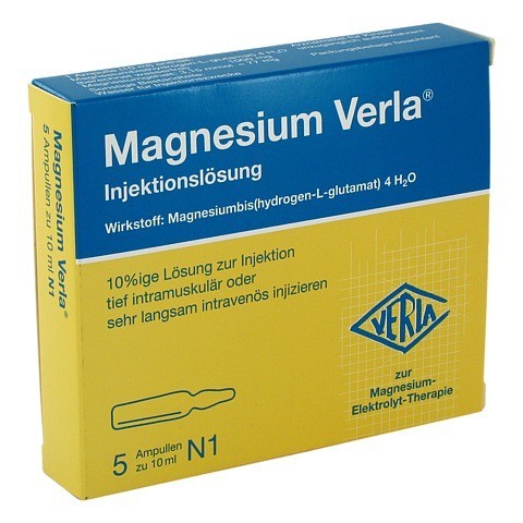 MAGNESIUM VERLA i.v./i.m. Injektionslsung 5x10 Milliliter N1