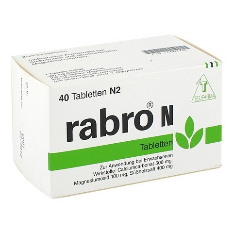 RABRO N Tabletten 40 Stck