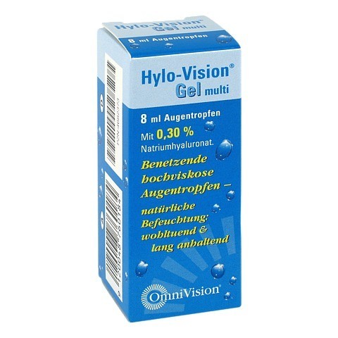 HYLO-VISION Gel multi Augentropfen 8 Milliliter