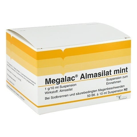 Megalac Almasilat mint Beutel 50x10 Milliliter N2
