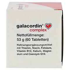 GALACORDIN complex Tabletten 60 Stück - Linke Seite