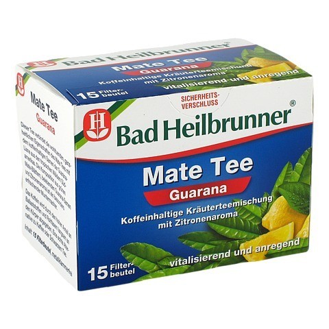 BAD HEILBRUNNER Guarana Mate Tee Kräuterpower Fbtl 15x1.8 Gramm