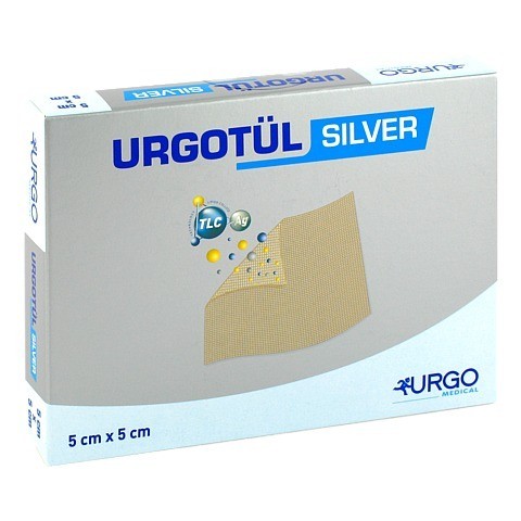 URGOTL Silver 5x5 cm Wundgaze 10 Stck