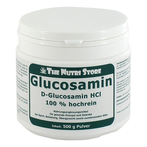 GLUCOSAMIN 100% rein Pulver 500 Gramm