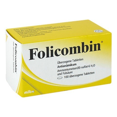 FOLICOMBIN berzogene Tabletten 100 Stck N3