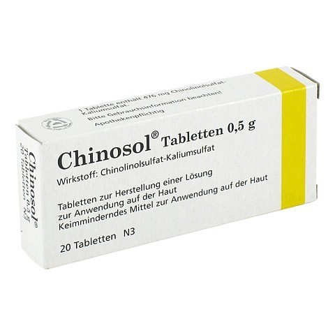 CHINOSOL 0,5 g Tabletten 20 Stck N3