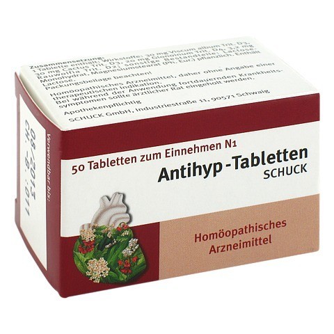 ANTIHYP Tabletten Schuck 50 Stck
